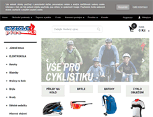 Tablet Screenshot of cykloplus.cz